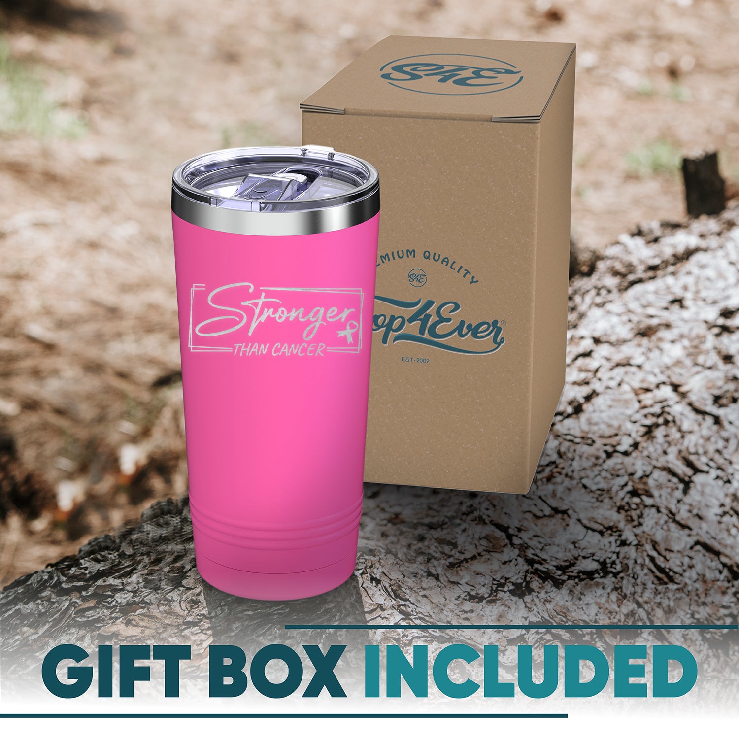 Breast Cancer Stronger Than Cancer Insulated Tumblers 20 oz.