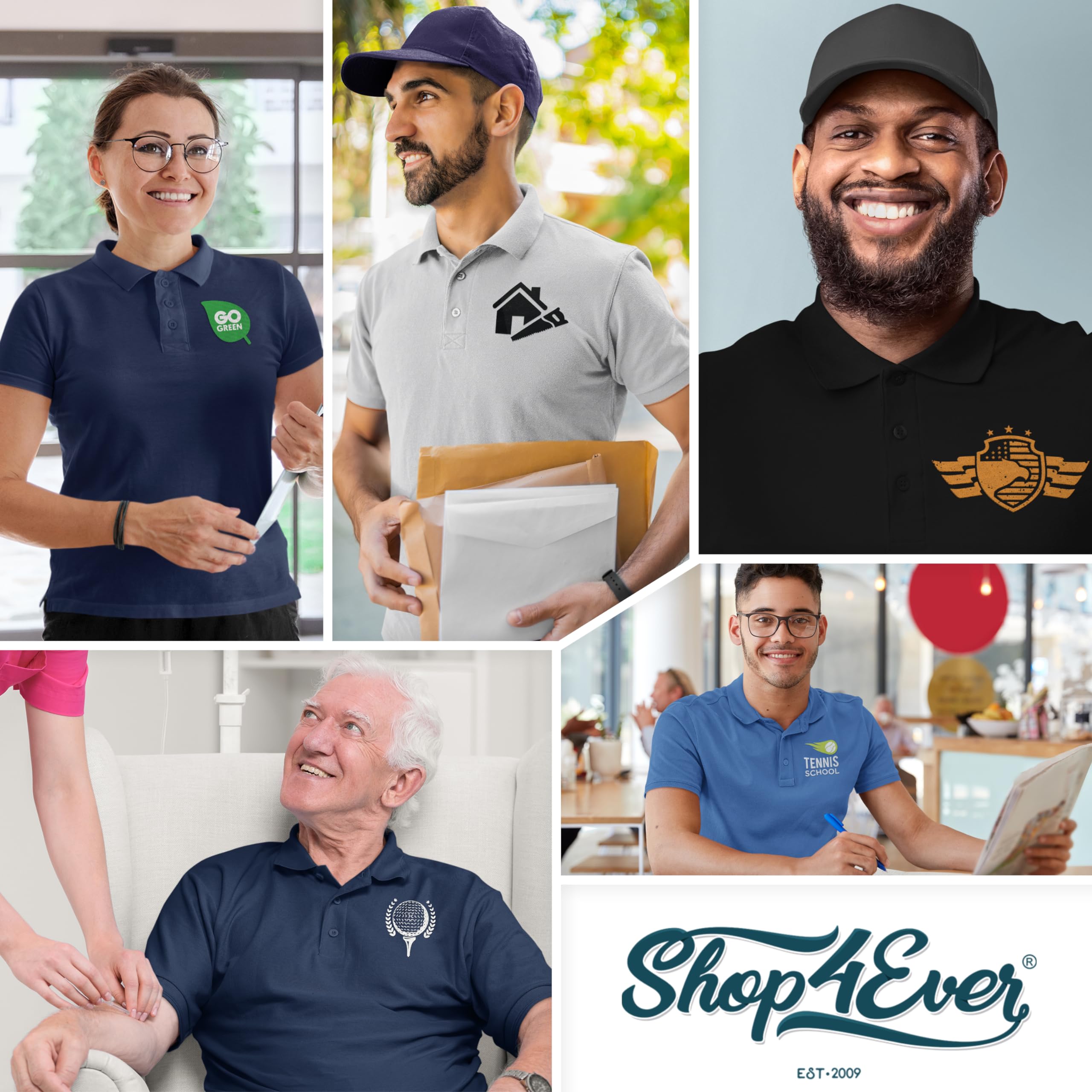 Custom Personalized Design Your Own Polo Shirt