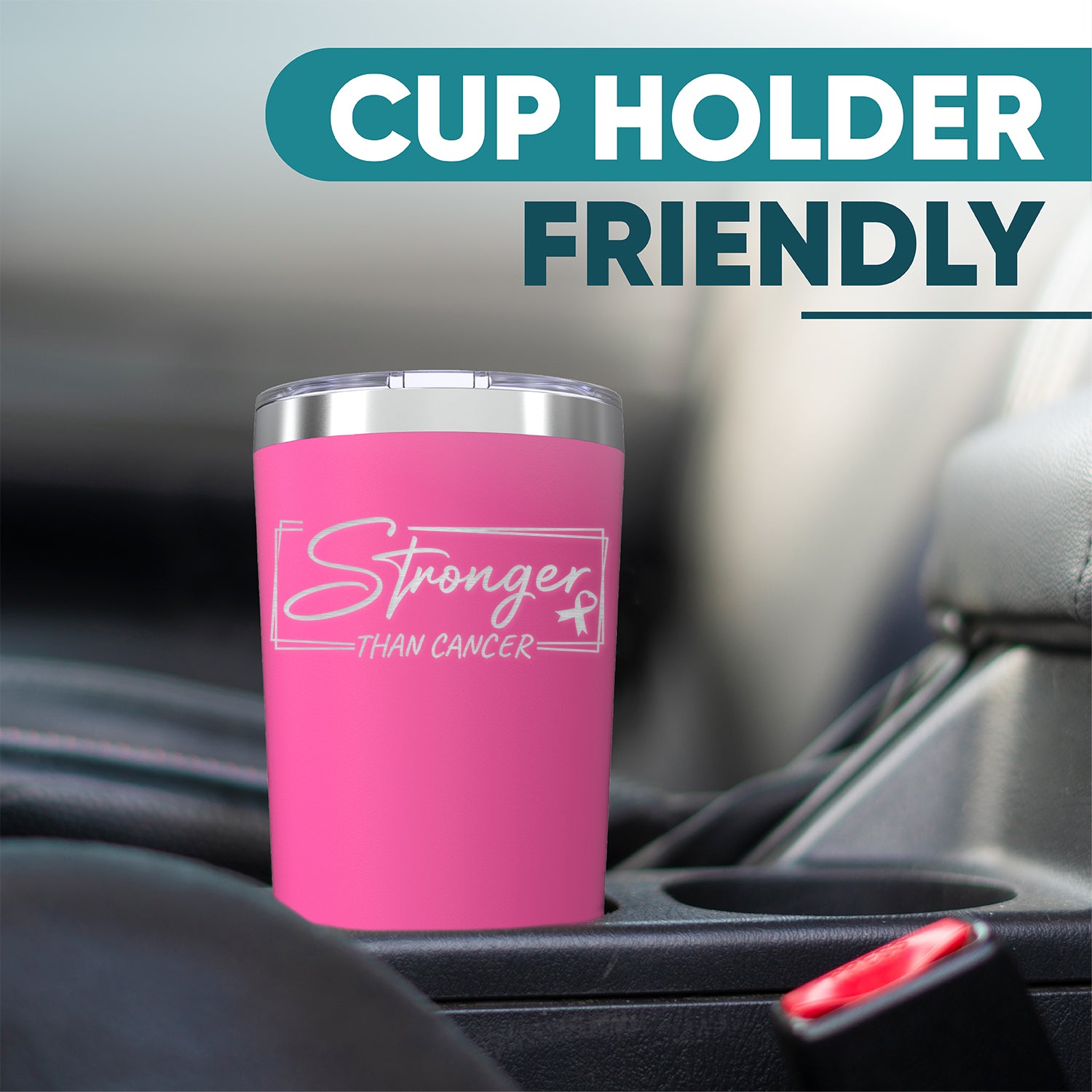 Breast Cancer Stronger Than Cancer Insulated Tumblers 20 oz.