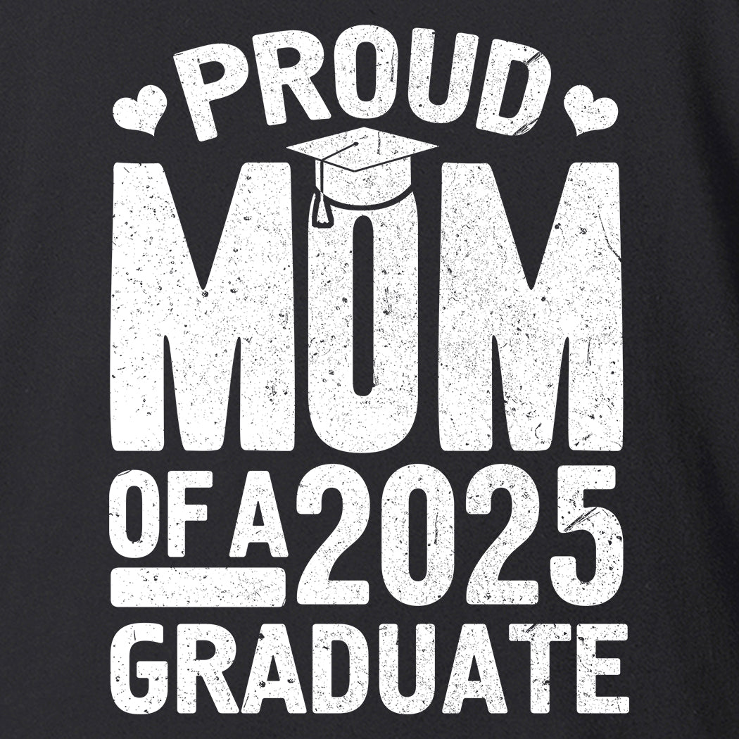 Proud Mom of a 2025 Graduate Graduation Women's V-Neck T-Shirt Slim Fit