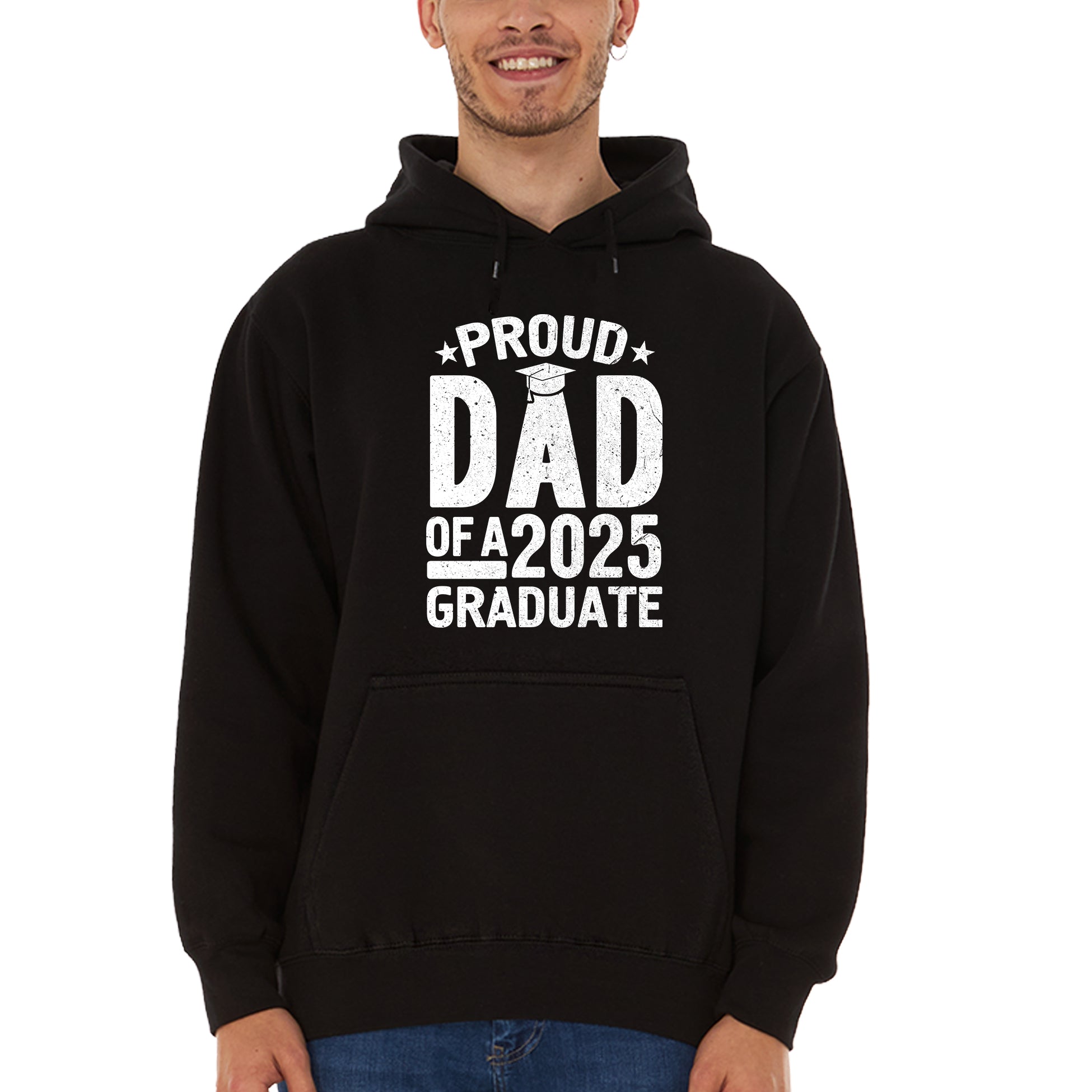 Proud Dad of a 2025 Graduate Graduation Hoodie Sweatshirts