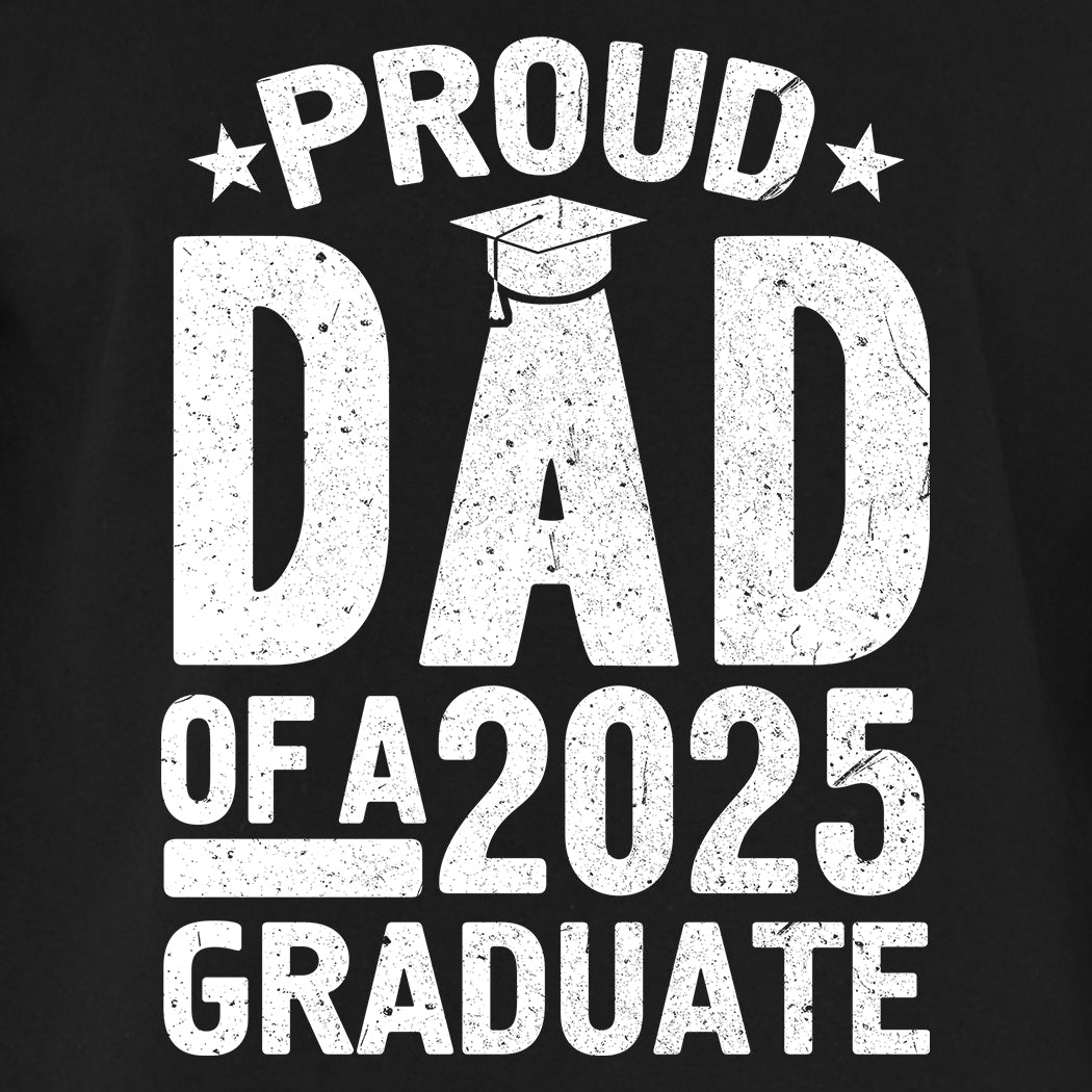 Proud Dad of a 2025 Graduate Graduation Long Sleeve Shirt