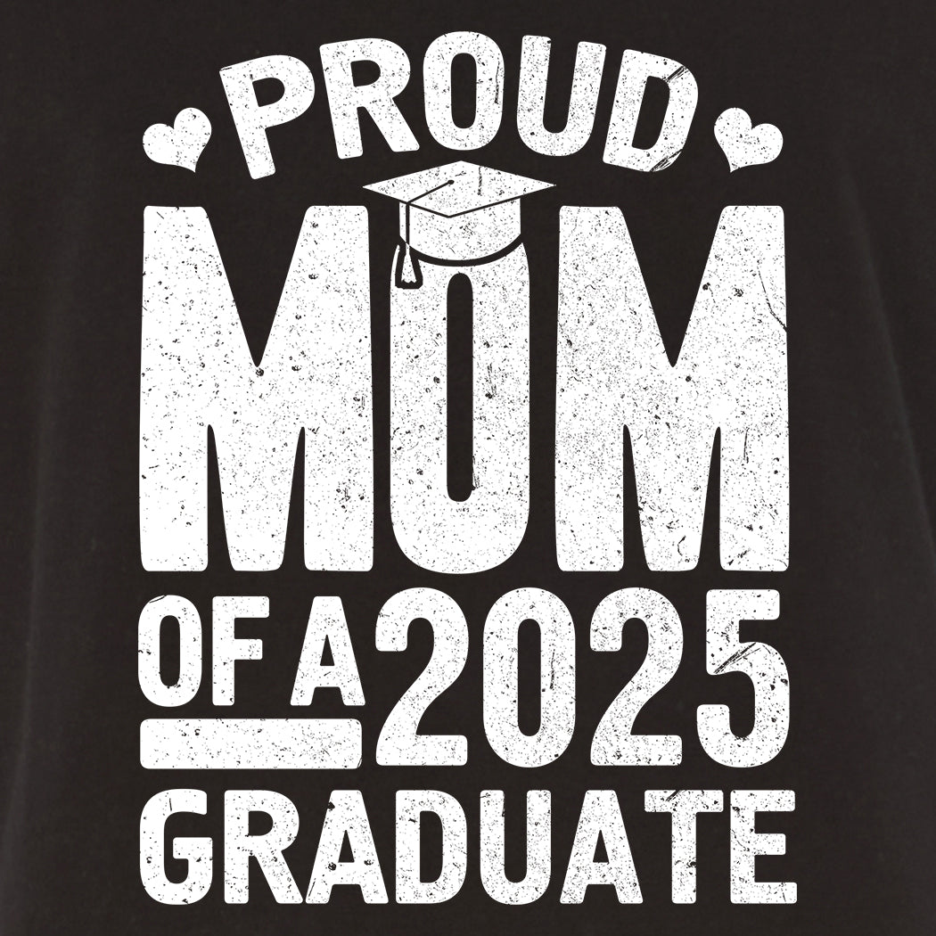 Proud Mom of a 2025 Graduate Graduation Raglan Baseball Shirt