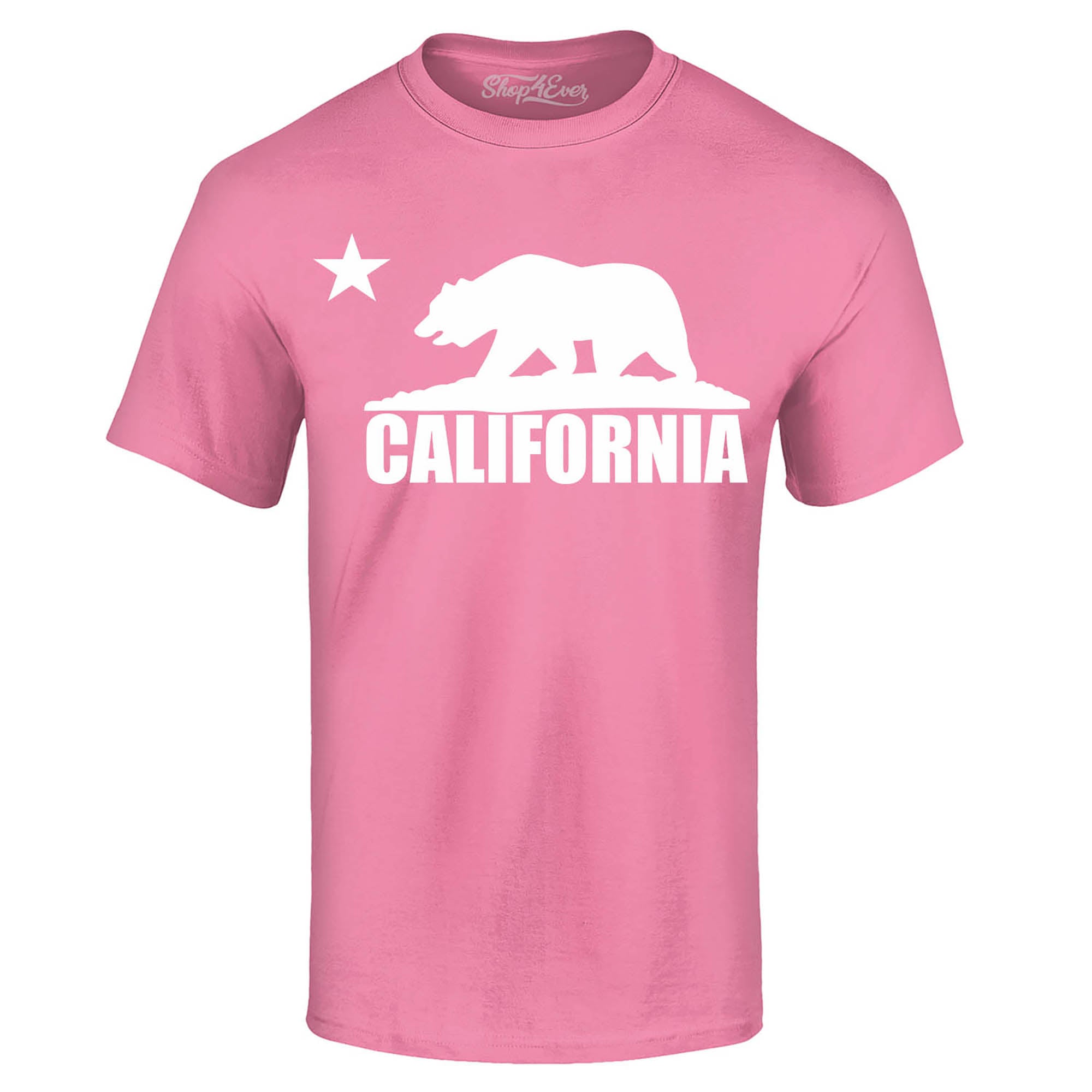 California Bear White T-Shirt California Shirts