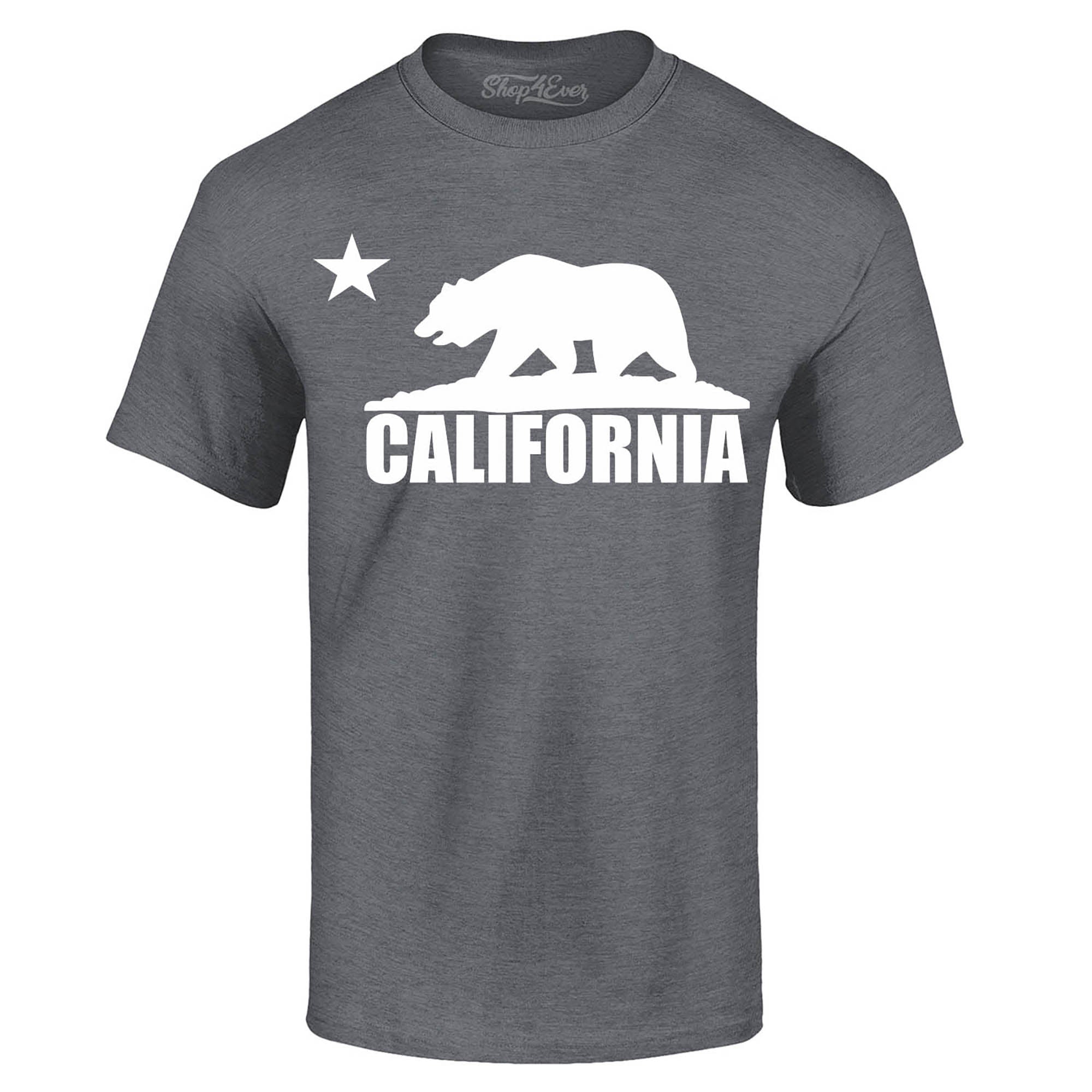 California Bear White T-Shirt California Shirts