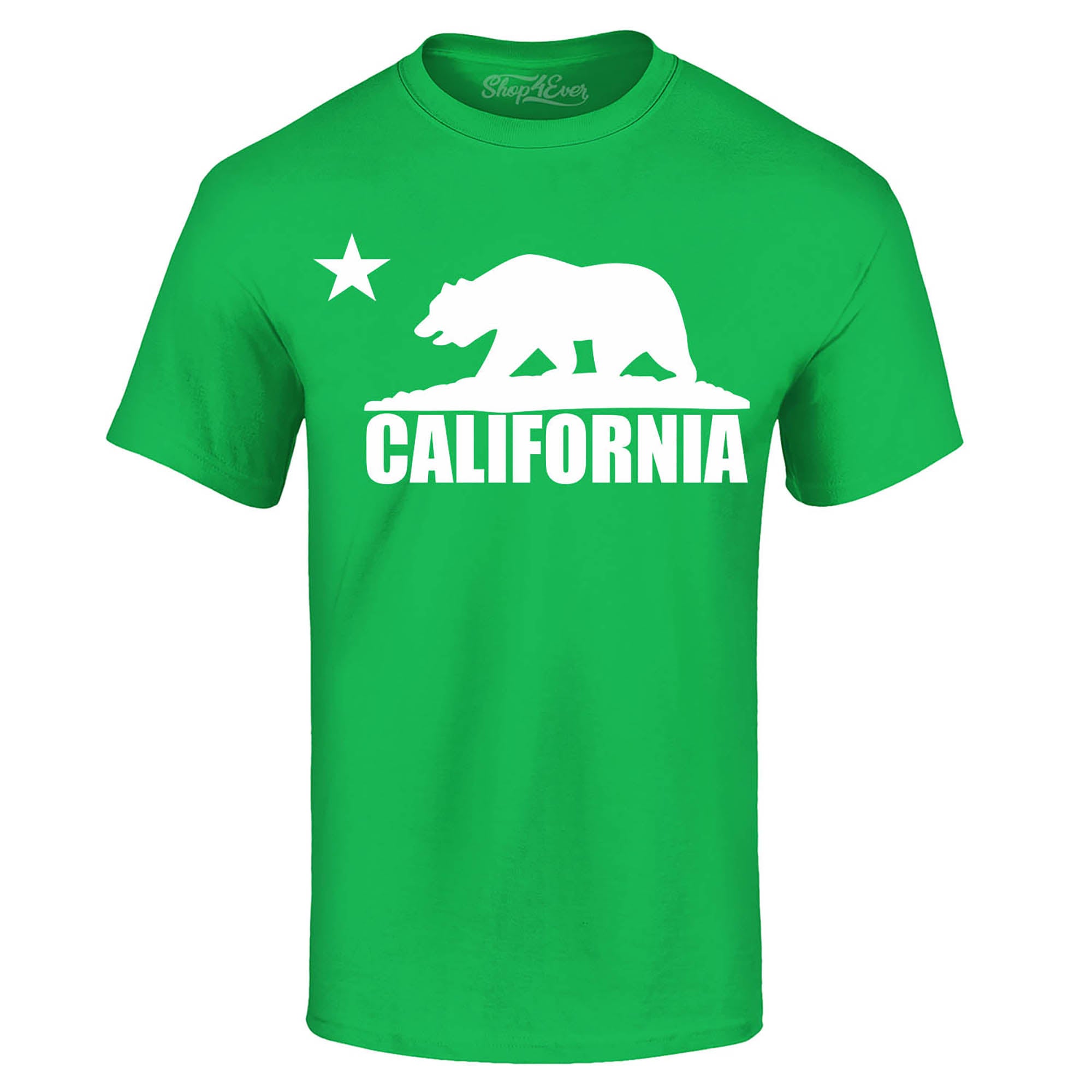 California Bear White T-Shirt California Shirts