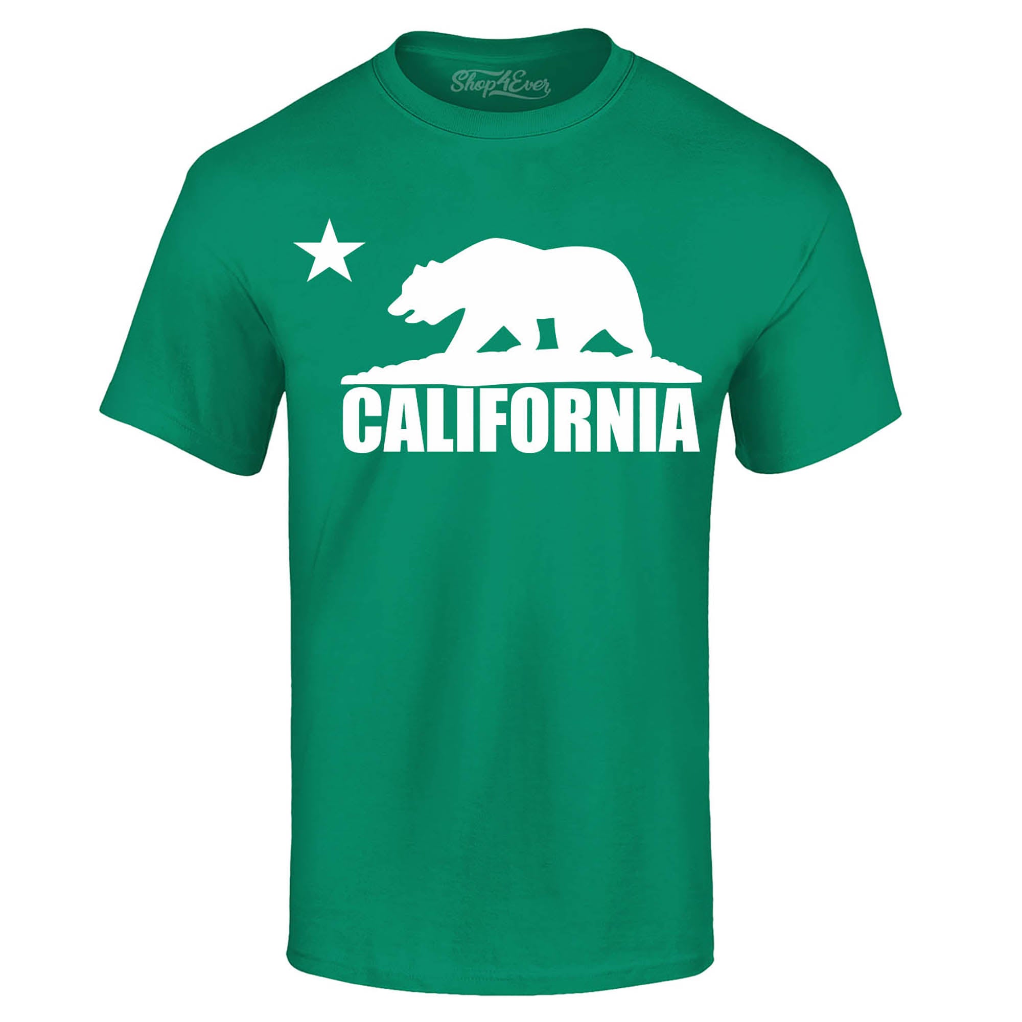 California Bear White T-Shirt California Shirts