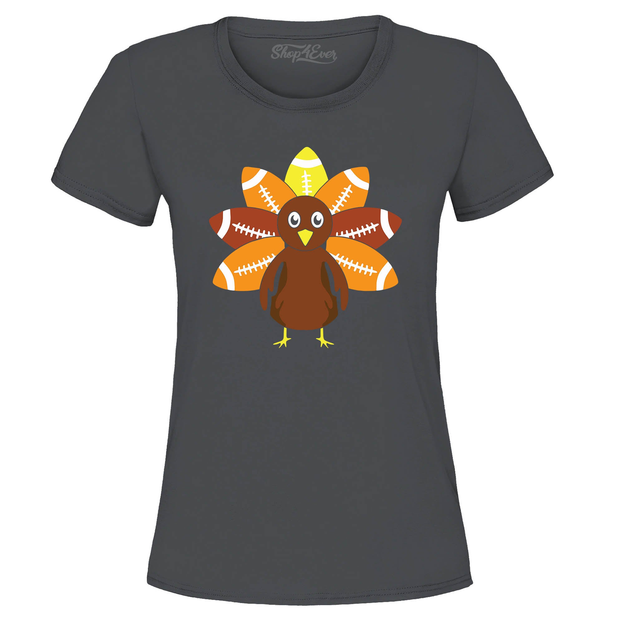 Football Turkey Thanksgiving Women's T-Shirt