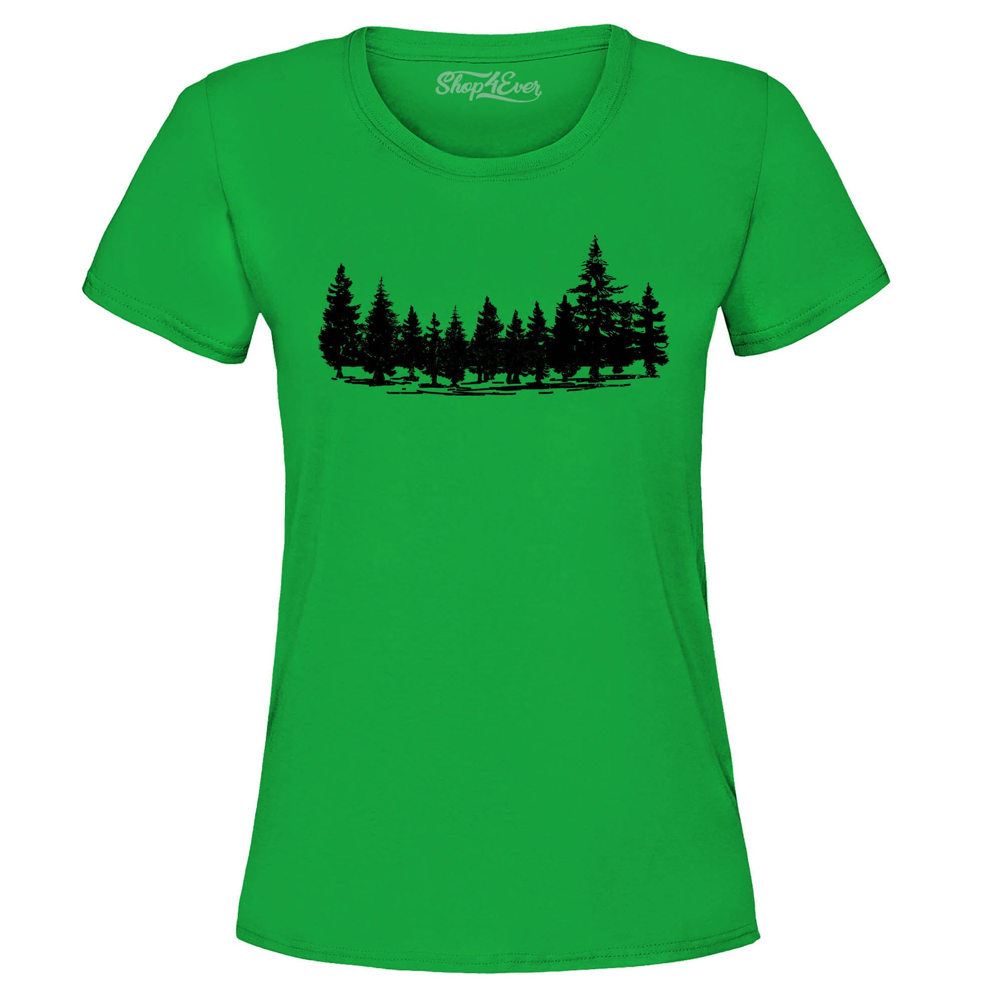 Forest Trees Nature Mountains Wildlife Women's T-Shirt