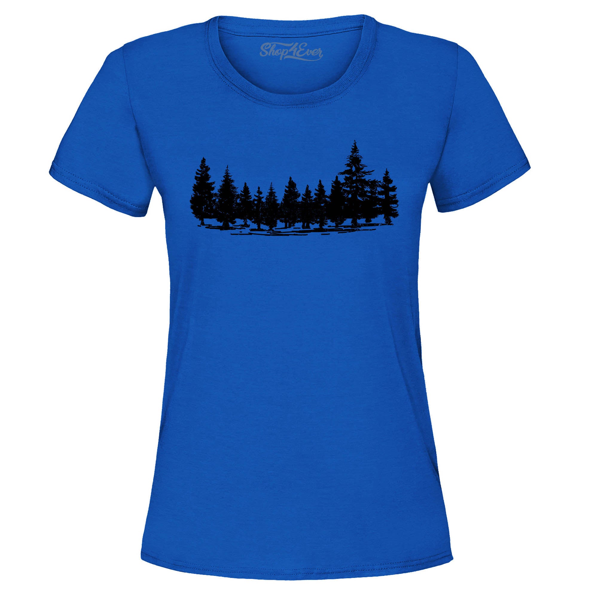 Forest Trees Nature Mountains Wildlife Women's T-Shirt