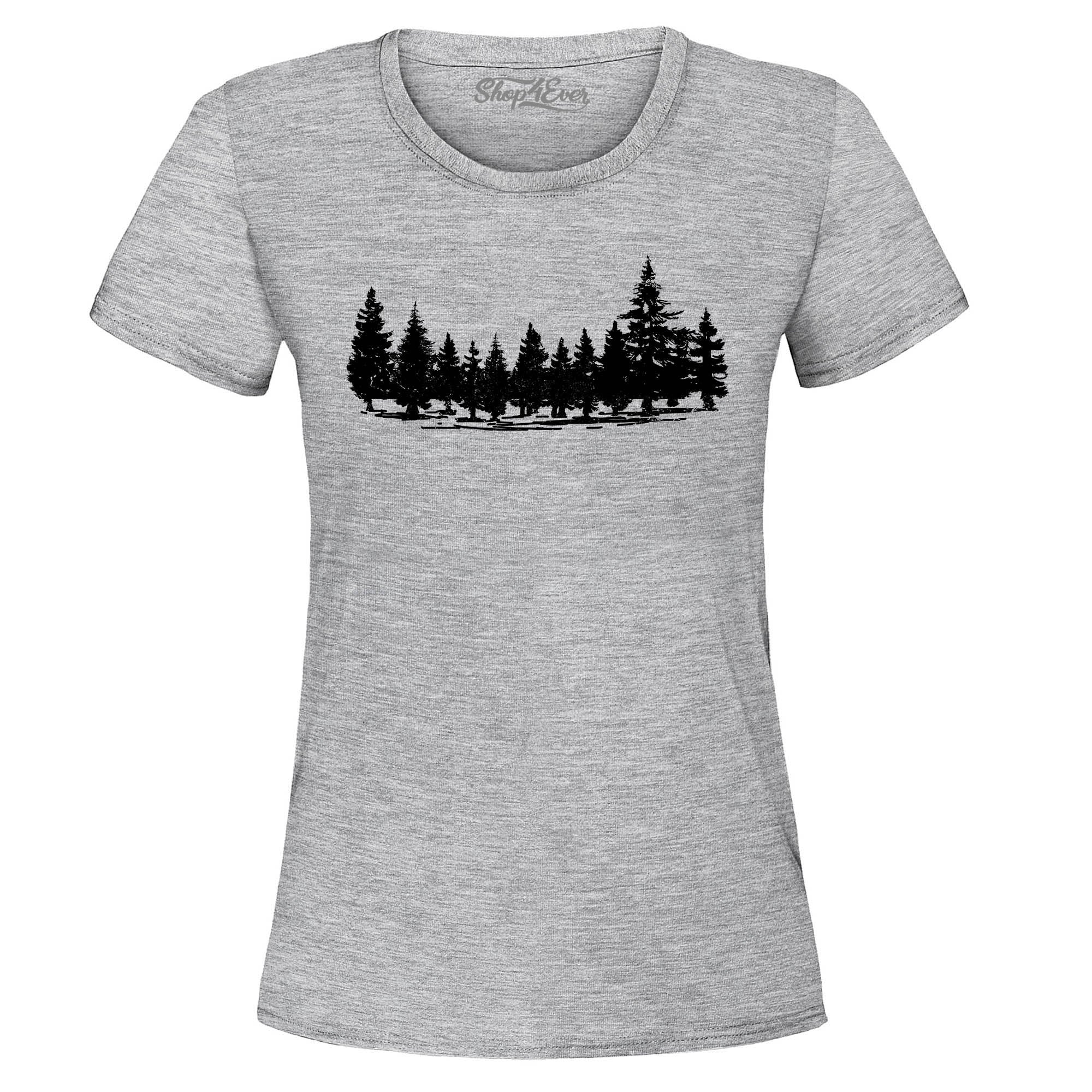 Forest Trees Nature Mountains Wildlife Women's T-Shirt