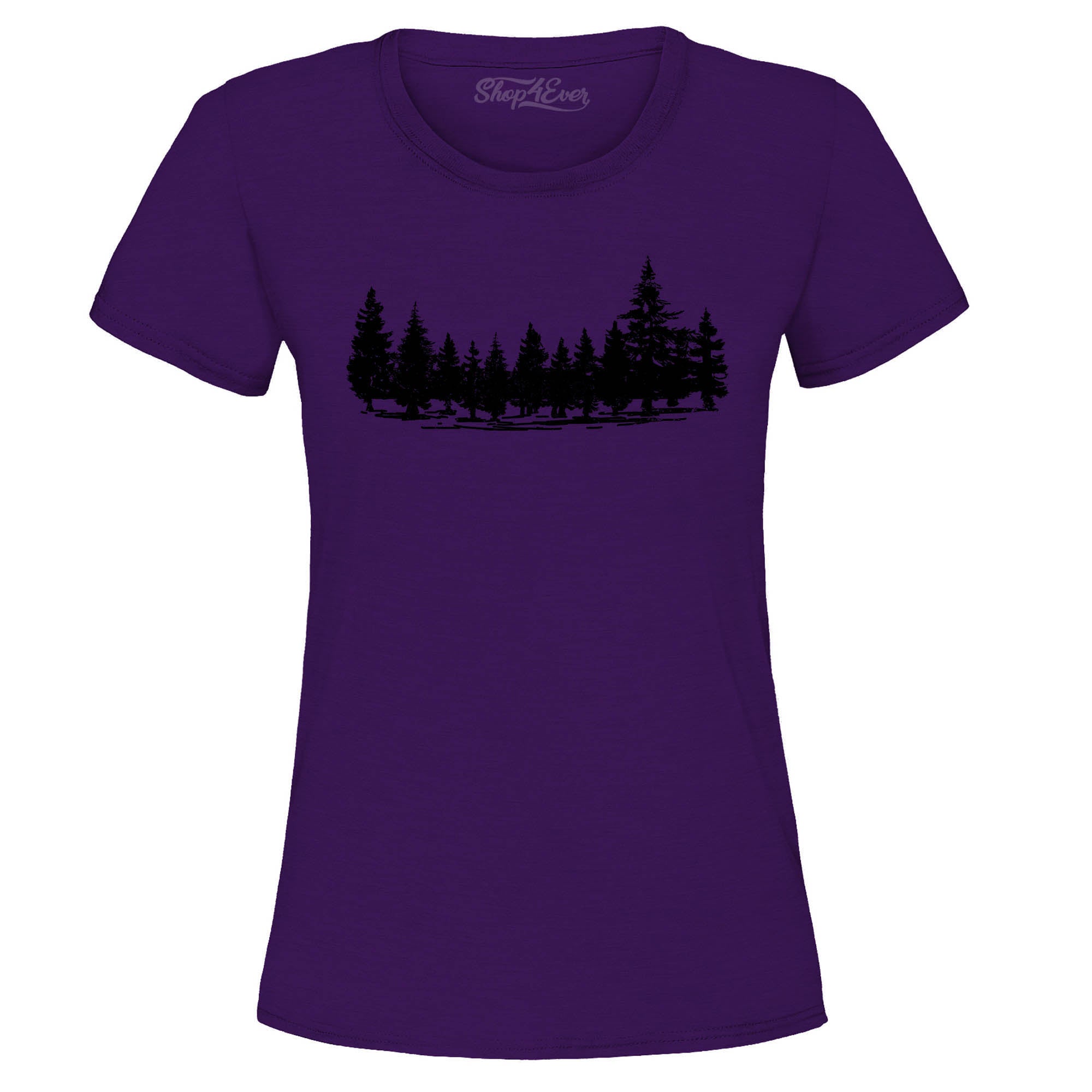 Forest Trees Nature Mountains Wildlife Women's T-Shirt