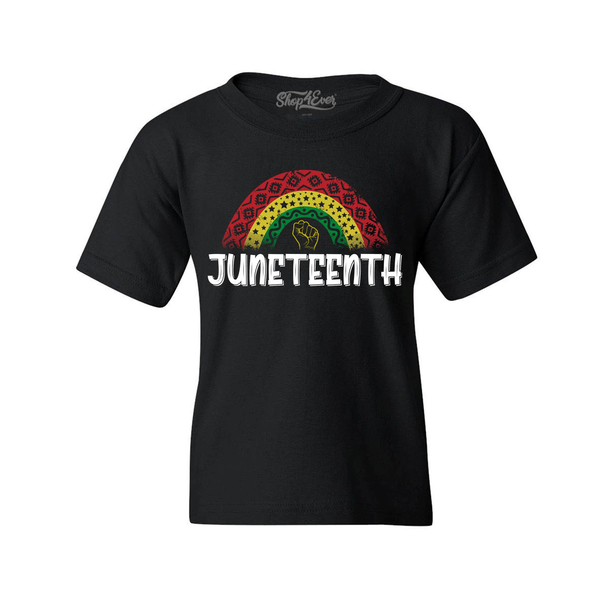 Juneteenth Rainbow June 19th 1865 Child's T-Shirt Kids Tee