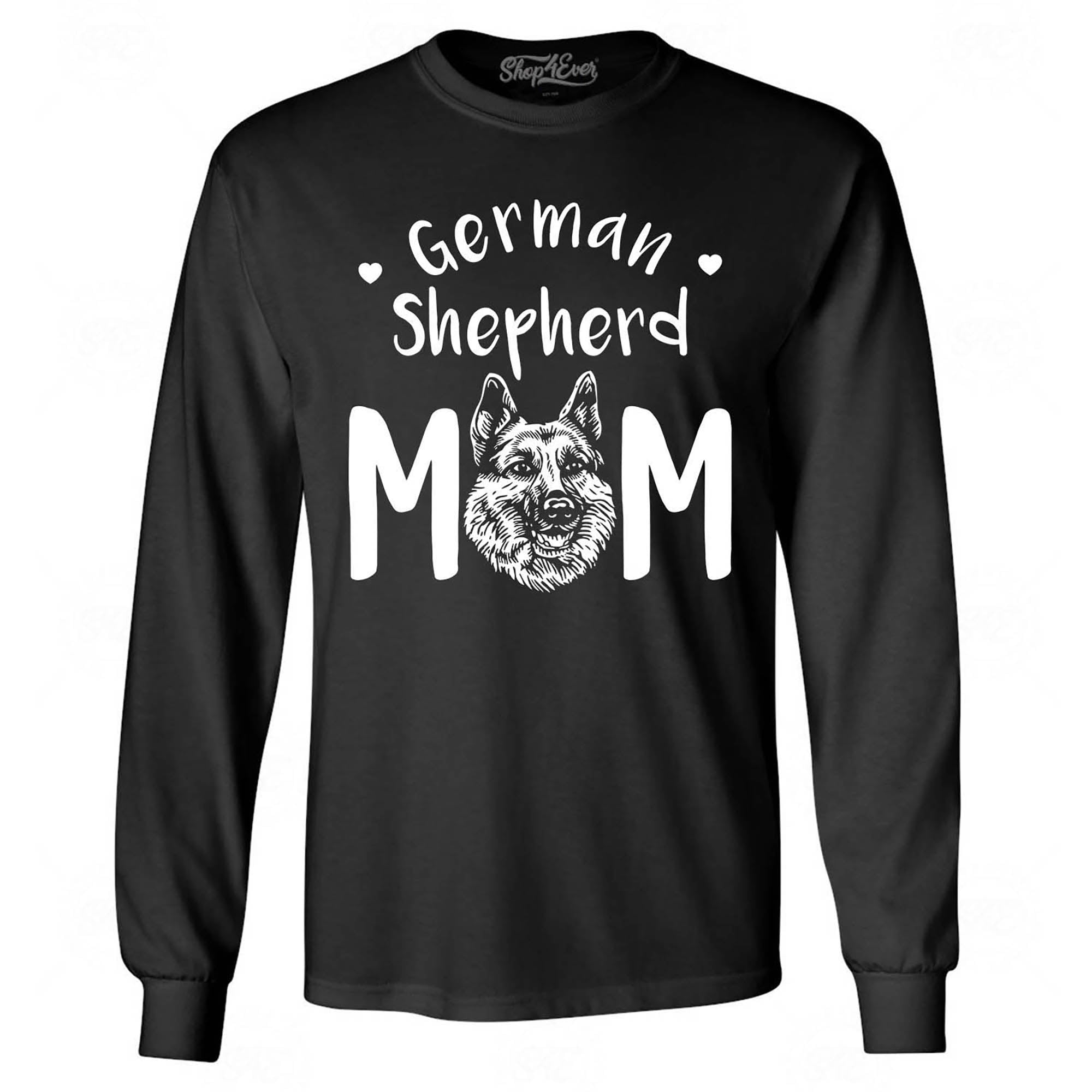 German Shepherd Mom Long Sleeve Shirt