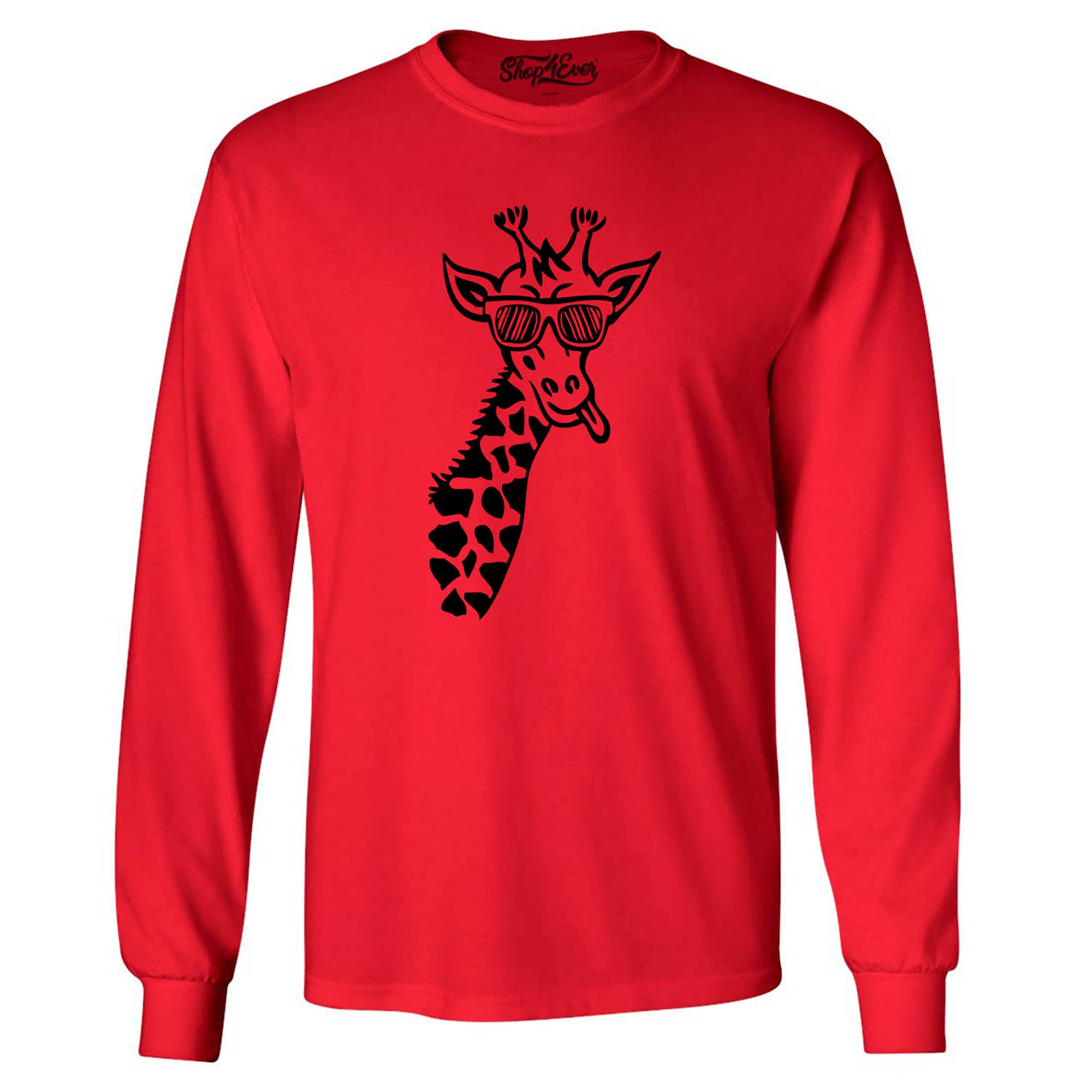 Cool Giraffe Cute Animal Long Sleeve Shirt