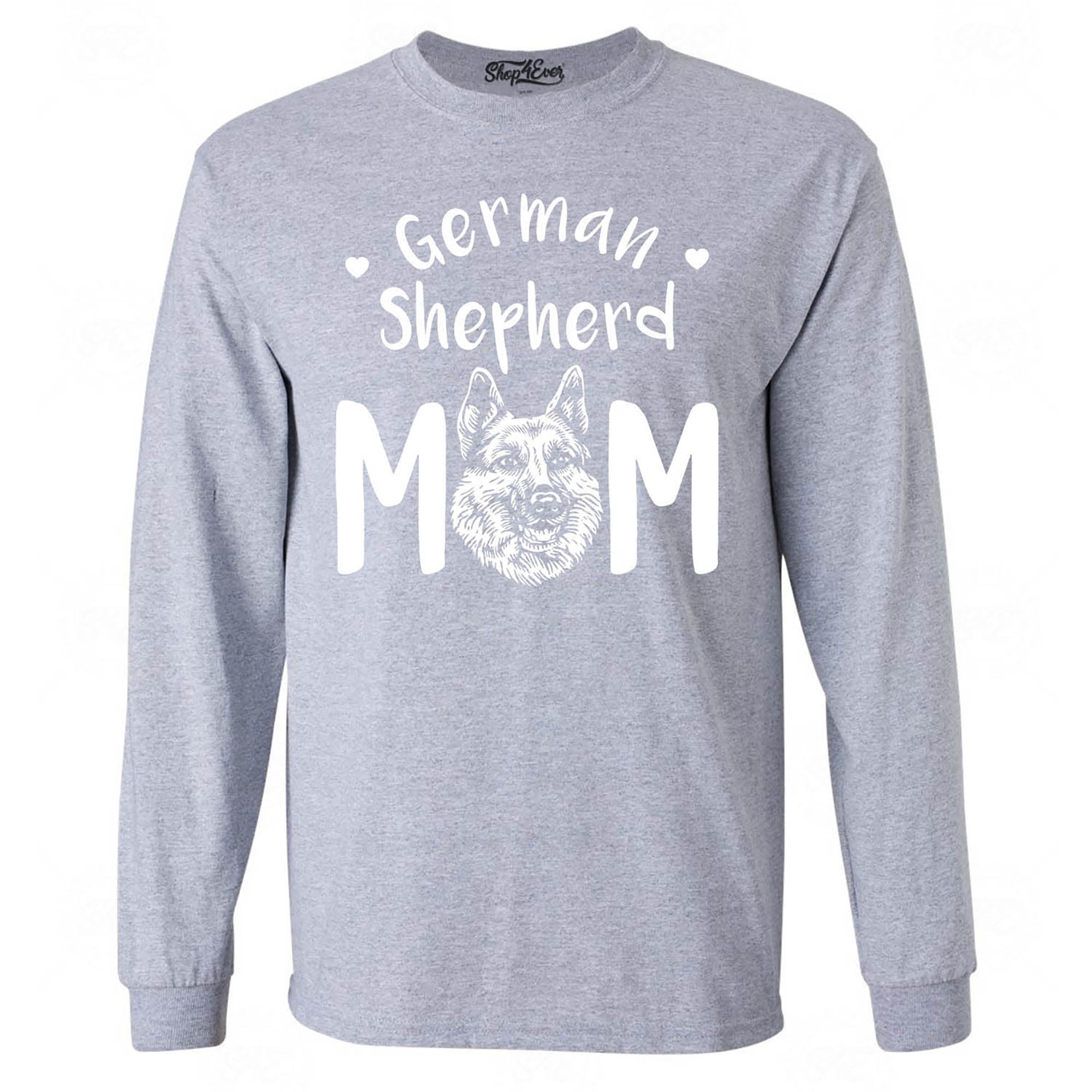 German Shepherd Mom Long Sleeve Shirt